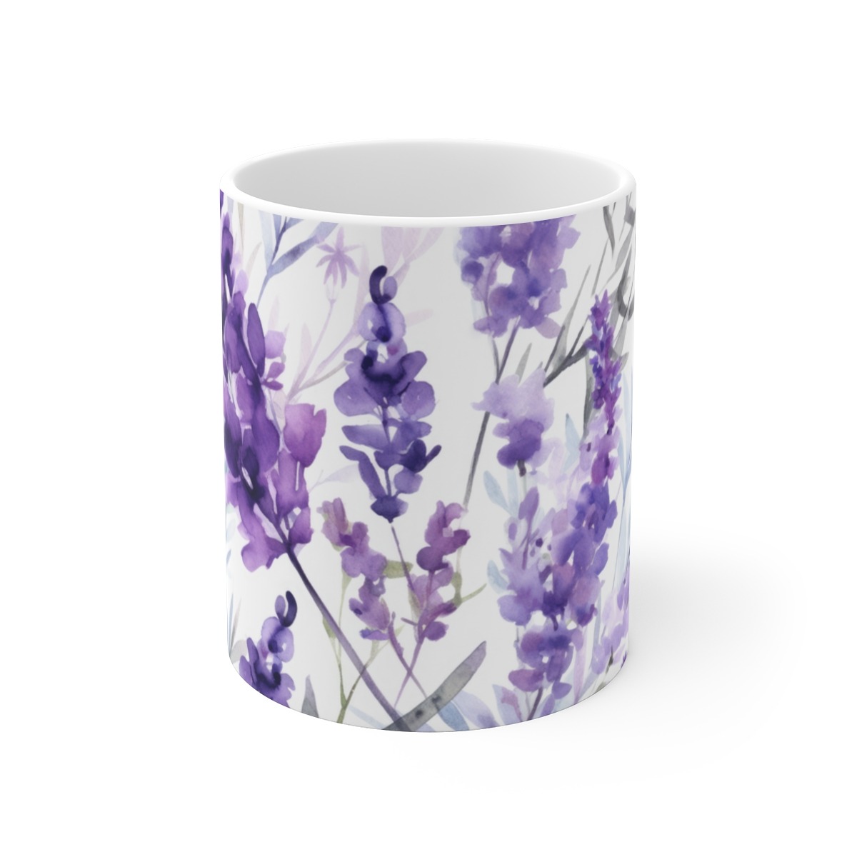Lavendel Aquarell Tasse