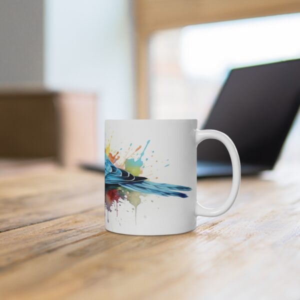 Wellensittich Tasse im Aquarell Design für Vogelliebhaber und Naturfreunde