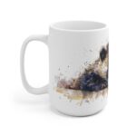 Aquarell Dachs Tasse - Keramik Tasse als Geschenkidee