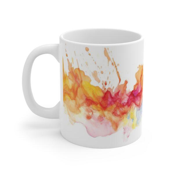 Abstrakte Wasserfarben Tasse - Kreativer Aquarell Becher für Kunstliebhaber und Kreative