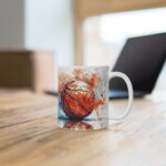 Basketball Aquarell Tasse - Stylischer Becher für Basketballfans und Sportliebhaber