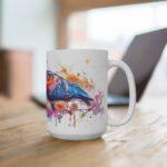 Ibis Vogel Aquarell Keramik Becher - Elegante Tasse für jeden Anlass