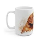 Labrador Aquarell Keramiktasse - Hochwertiger Druck, ideal für Tierliebhaber