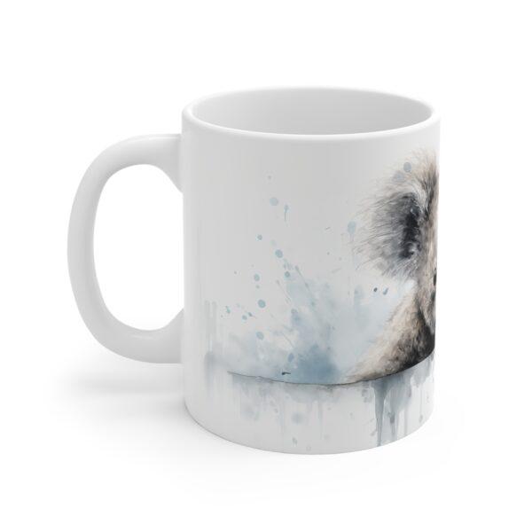 Weiße Keramik Tasse mit Koalabär im Aquarell Stil – Perfekte Geschenkidee für Tierliebhaber und Kinder