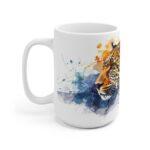 Leopard Aquarell Tasse – Becher für Wildtierfans und Naturliebhaber