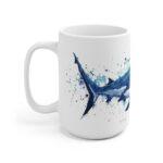 Hai Aquarell Tasse - Becher mit fesselndem Meeresraubtier Design für Meeresbiologen und Naturfreunde