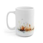 Kreative Aquarell-Kaffeetasse mit Kaninchenmotiv – Ideal für Tierliebhaber als Geschenk