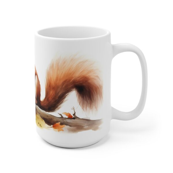 Eichhörnchen Aquarell Tasse – Verspielte Waldtier Tasse für Naturfreunde und Tierliebhaber