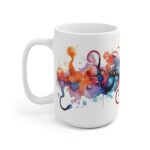 Abstrakte Musiknoten Tasse im Aquarellstil – Becher für Musikliebhaber und Kreative