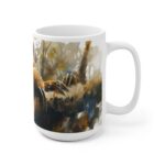 Aquarell Faultier Keramikbecher - Hochwertige Tasse für Kaffeeliebhaber