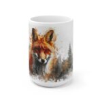 Aquarell Fuchs Tasse - Charmantes Keramikdesign für jeden Anlass