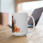 Bunte Aquarell Grizzly Bär Tasse aus Keramik – Perfekte Geschenkidee für Kaffee- und Teeliebhaber