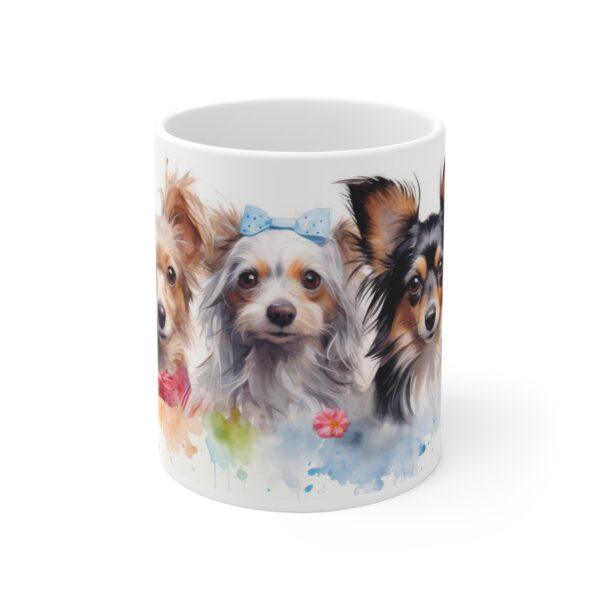 Niedliche Hunde Aquarell Tasse - Verspieltes Hundemotiv für Hundefreunde und Tierliebhaber