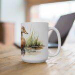 Enten Aquarell Tasse - Farbige Becher für Natur- und Vogelliebhaber