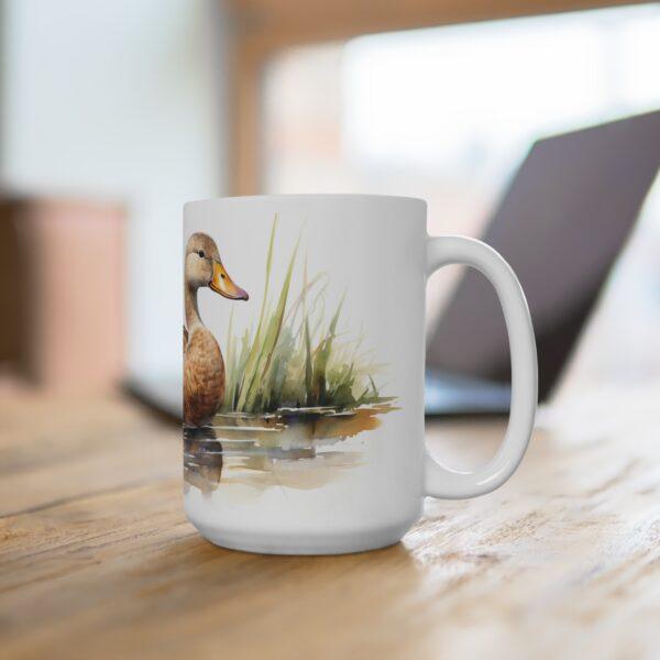 Enten Aquarell Tasse - Farbige Becher für Natur- und Vogelliebhaber