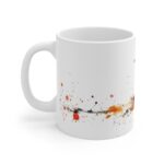 Aquarell Hahn Tasse aus Keramik - Stylisches Design für jeden Anlass