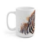 Aquarell Zebra Keramikbecher - farbenfrohes Design für jeden Anlass