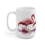 Flamingo Aquarell Tasse - Elegante Kaffeetasse für Tier- und Naturliebhaber