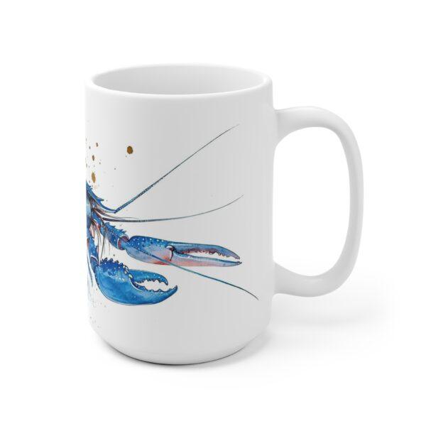 Blauer Flusskrebs Aquarell Tasse - Exotisches Design für Aquaristen und Naturfreunde