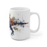 Dinosaurier Tasse mit Tyrannosaurus Rex Aquarell - Perfektes Geschenk für Paläontologie-Fans und Dino-Liebhaber