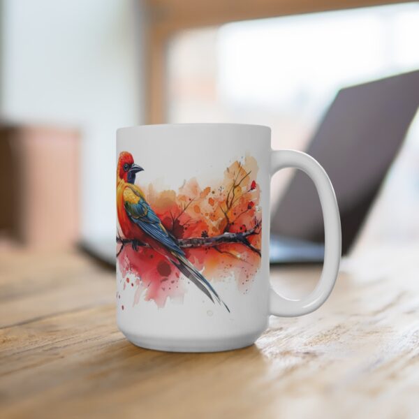 Quetzal Vogel Aquarell Tasse - Kunstvolle Designs für jeden Genuss