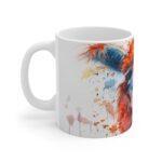 Lama Alpaka Portrait Aquarell Tasse – Becher für Tierfreunde und Alpaka-Liebhaber