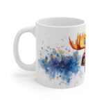 Aquarell Elch Tasse - Keramiktasse mit majestätischem Elchmotiv