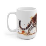 Leopard Aquarell Tasse - Becher im Wildtier Design für Natur- und Tierliebhaber