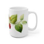 Himbeere Aquarell Tasse – Becher mit Saftigem Beeren Design für Sommerfrüchte-Fans und Natur-Liebhaber