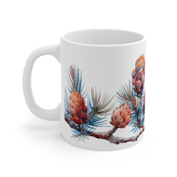 Tasse Aquarell Tannenzweig aus Keramik – Stilvolles Design für jeden Anlass