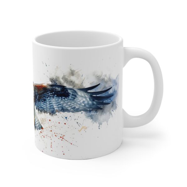 Aquarell Tasse mit Fliegendem Falken - Keramik für Künstler und Naturliebhaber