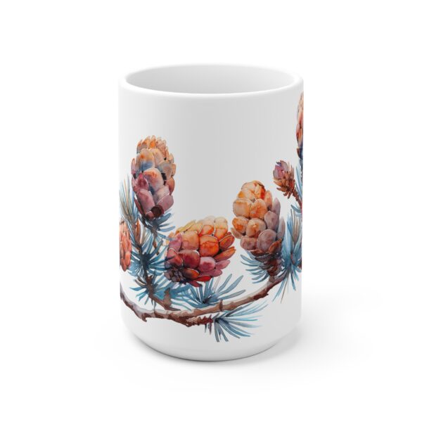 Tasse Aquarell Tannenzweig aus Keramik – Stilvolles Design für jeden Anlass