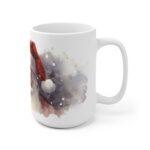 Aquarell Weihnachtsmann Tasse - Exklusive Santa Claus Keramik für Festliche Genussmomente