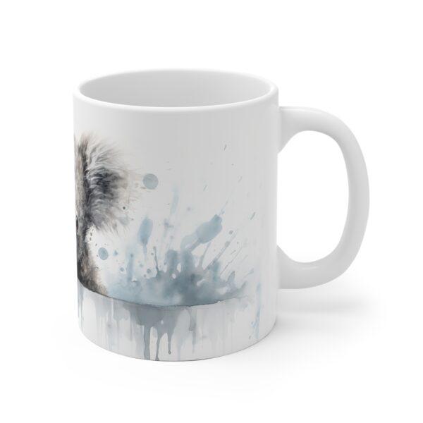 Weiße Keramik Tasse mit Koalabär im Aquarell Stil – Perfekte Geschenkidee für Tierliebhaber und Kinder