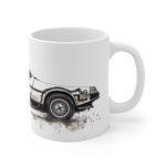 DeLorean Aquarell Tasse - Cooles Design für Filmfans und Sci-Fi-Liebhaber