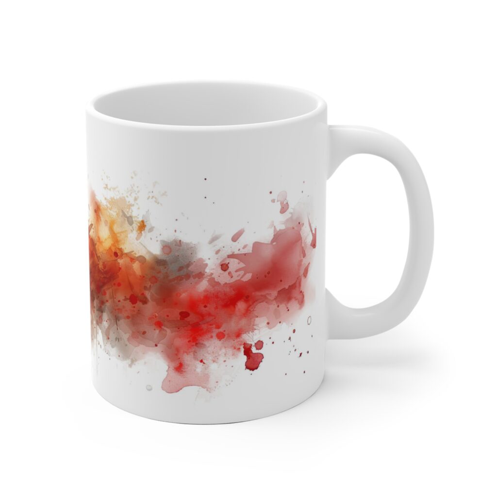 Specht Vogel Aquarell Becher - Einzigartiges Design f&uuml;r Naturliebhaber