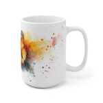 "Farbenfrohe Aquarell Schmetterling Tasse aus Keramik - Ideal für Kaffee und Tee, Perfektes Geschenk"