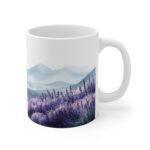 Lavendel Aquarell Tasse - Perfekte Kaffeetasse für Entspannungsliebhaber, Spülmaschinen- und Mikrowellengeeignet