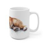 Stilvolle Bulldogge Keramiktasse im Aquarell-Design - Hochwertiger Druck, perfekt für jeden Anlass