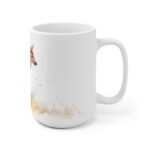 Aquarell Rehkitz Tasse aus Keramik – Charmantes Design für Liebhaber von Naturmotiven