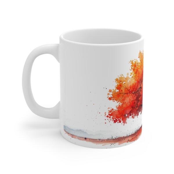 Herbst Ahorn Aquarell Keramik Becher - Ideal für kreative Genussmomente