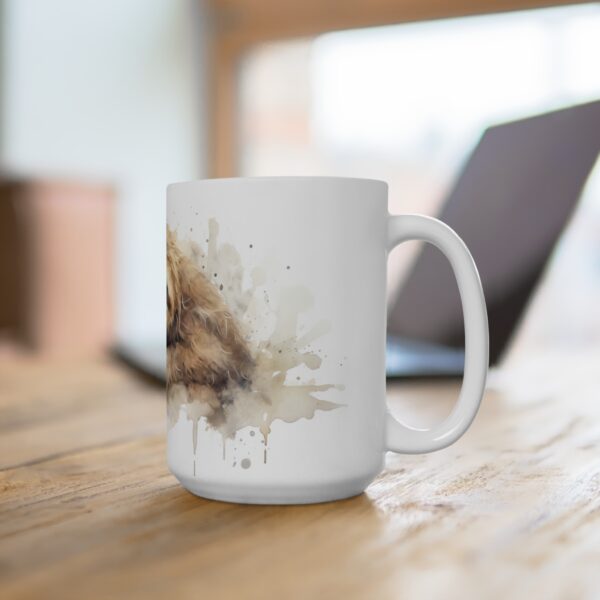 Aquarell Faultier Tasse - Entspannte Tierinspiration für Tierliebhaber in klassischem Weiß