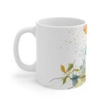 Zwei Affen im Baum Aquarell Tasse - Naturinspirierter Becher für Wildtierliebhaber und Naturfreunde