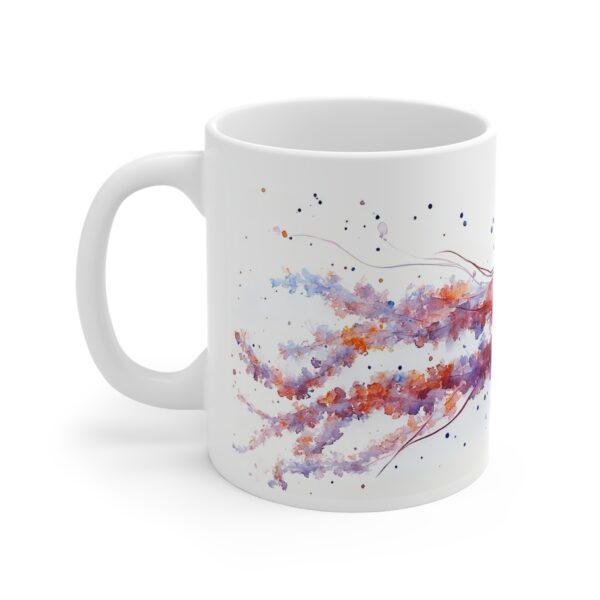 Aquarell Quallen Tasse - Unterwasserwelt Design für Kaffeeliebhaber