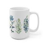 Aquarell Pflanzen Kaffeetasse - Bedruckte Geschenkidee mit Blumenmotiv