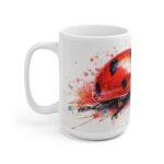 Marienkäfer Aquarell Tasse - Niedlicher Becher für Natur- und Gartenliebhaber