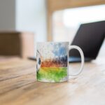 Fußball Aquarell Tasse - EM 2024 Design Becher für Sportbegeisterte und Fußballfans