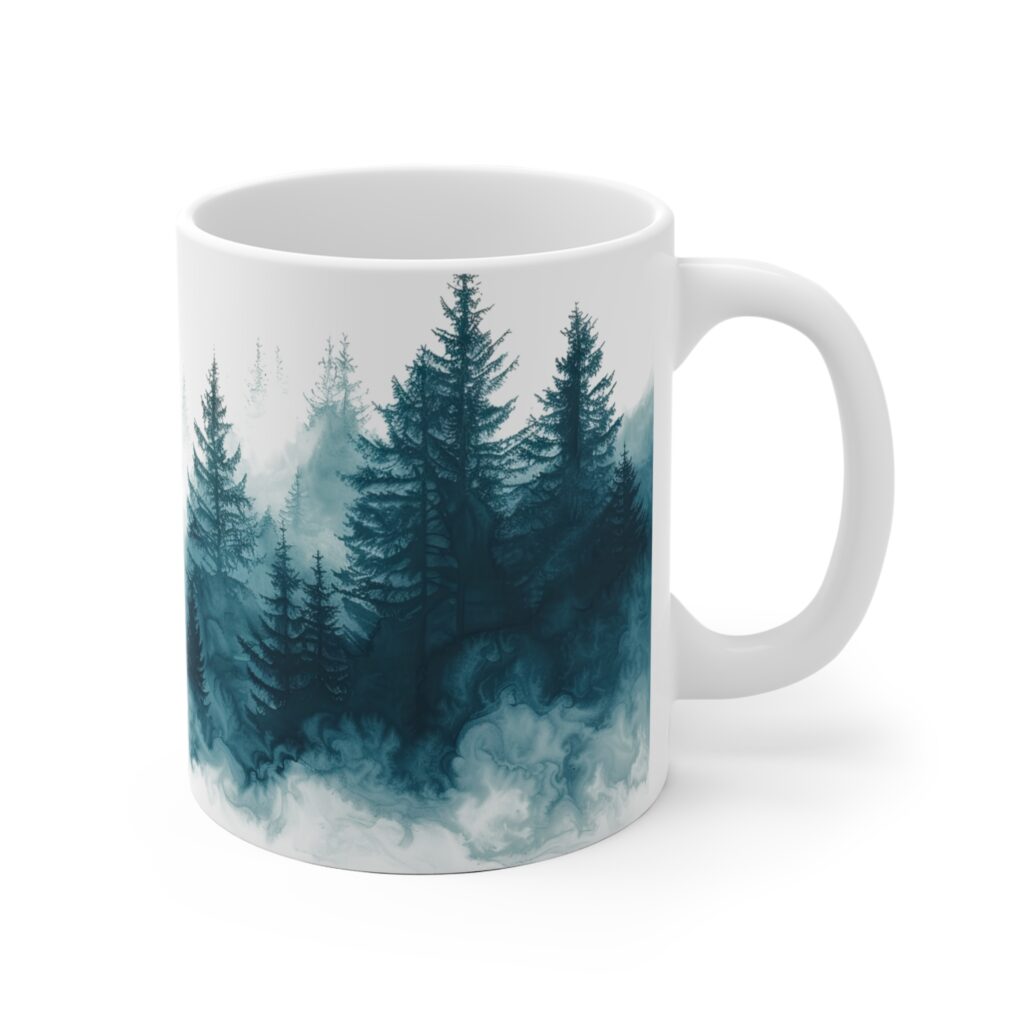 Tannenbaum Keramikbecher - Weihnachtsbecher f&uuml;r die festliche Saison