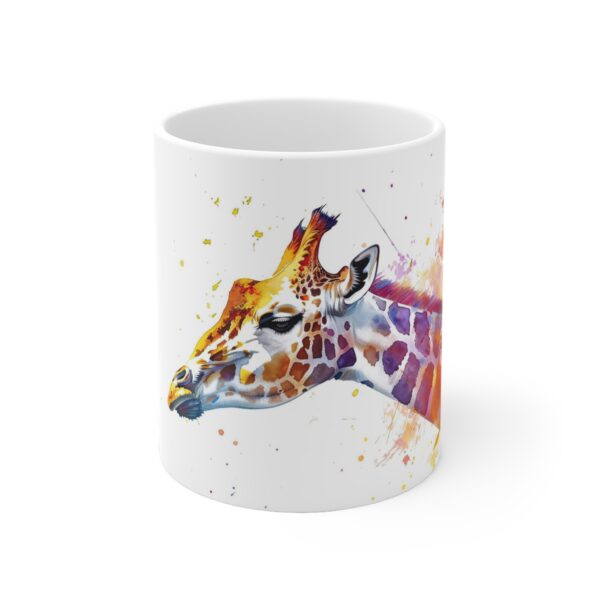 Aquarell Giraffe Keramik Tasse - Tierkunst für Ihr Zuhause