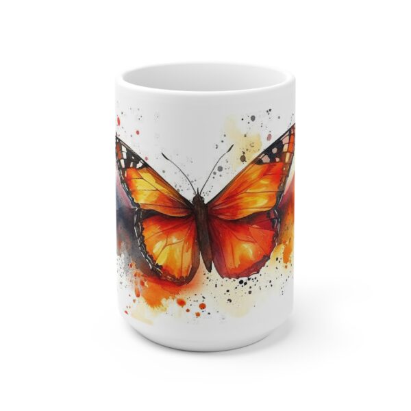 Farbenfrohe Aquarell Schmetterling Tasse aus Keramik - Ideal für jeden Anlass